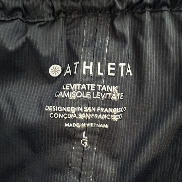Athleta Levitate Run Tank Top Womens L Athletic Sporty Workout Gym Running Cinch - Picture 6 of 8